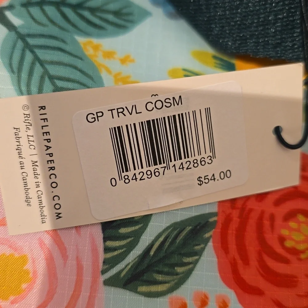 Rifle Paper Co. Floral Travel Bags/Cases, Garden Party